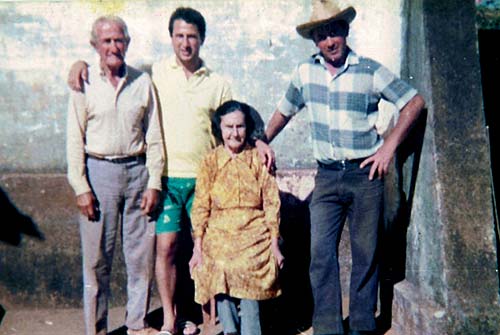 José Cândido, Paulo Henrique, Etelvina e Antônio, 1984