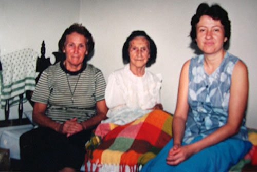 Sebastiana, Etelvina e Maria Stela
