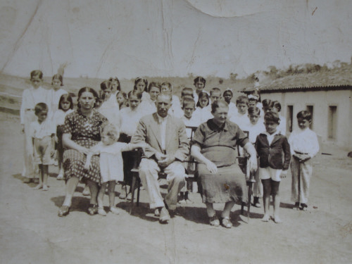 João, Maria Rosa, filhos e netos